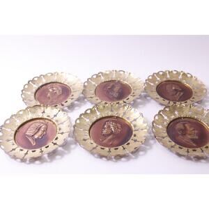 Composers, Wall Plates, Brass and Copper, Music, History, Decor, ~ 250605-WH 301